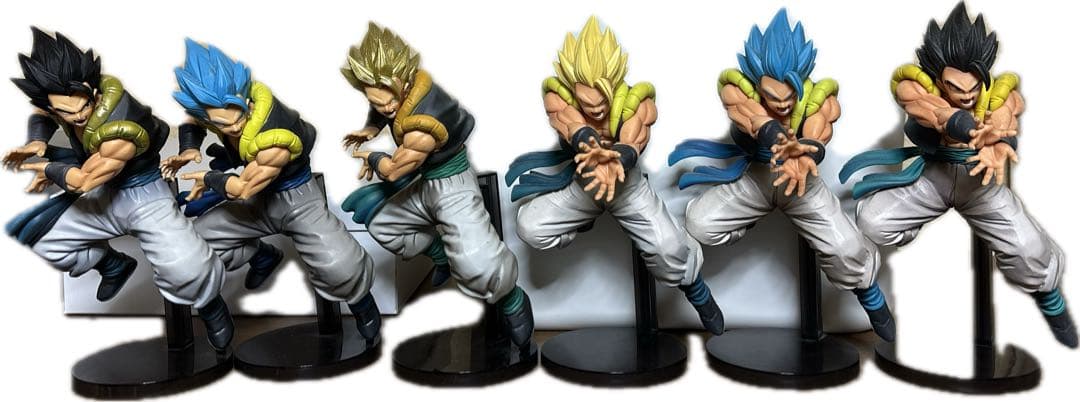 最強融合戦士ゴジータ 超かめはめ波フィギュア6体セット(箱無し)