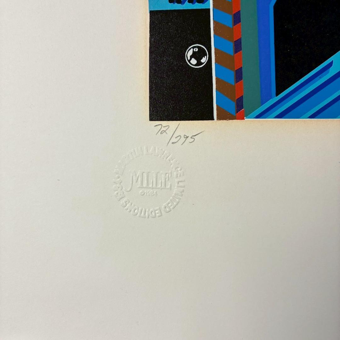 美品 ヒロ・ヤマガタ「バブル/BUBBLES」シルクスクリーン 大作 直筆