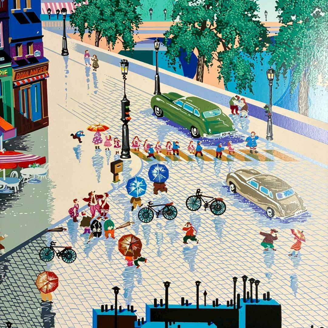 美品 ヒロ・ヤマガタ「バブル/BUBBLES」シルクスクリーン 大作 直筆