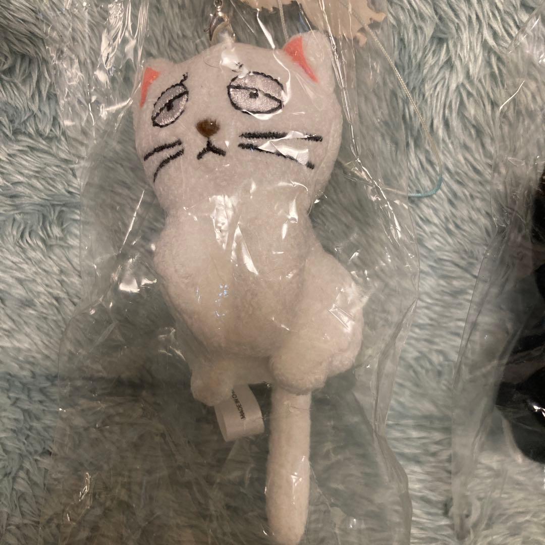 銀魂 銀猫 ヅラ猫 ストラップ ペア - メルカリ