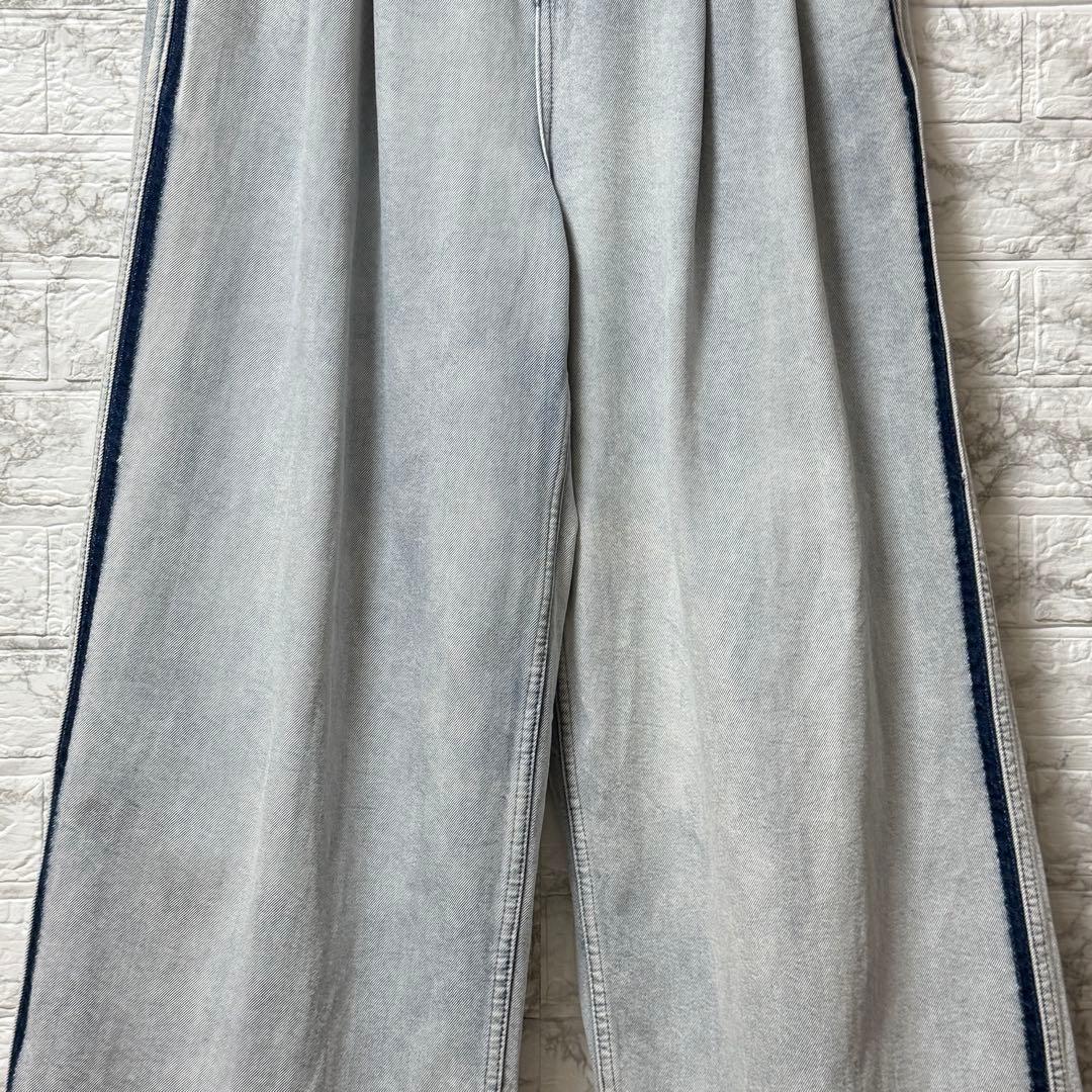 ADAM ET ROPÉ ドレスデニムパンツ サックス 38