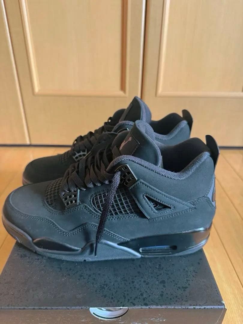 ダディNike Air Jordan 4 Retro Black Cat Size 10.5 - Air Jordan 4 Retro 2025 Black Cat for sale online | eBay