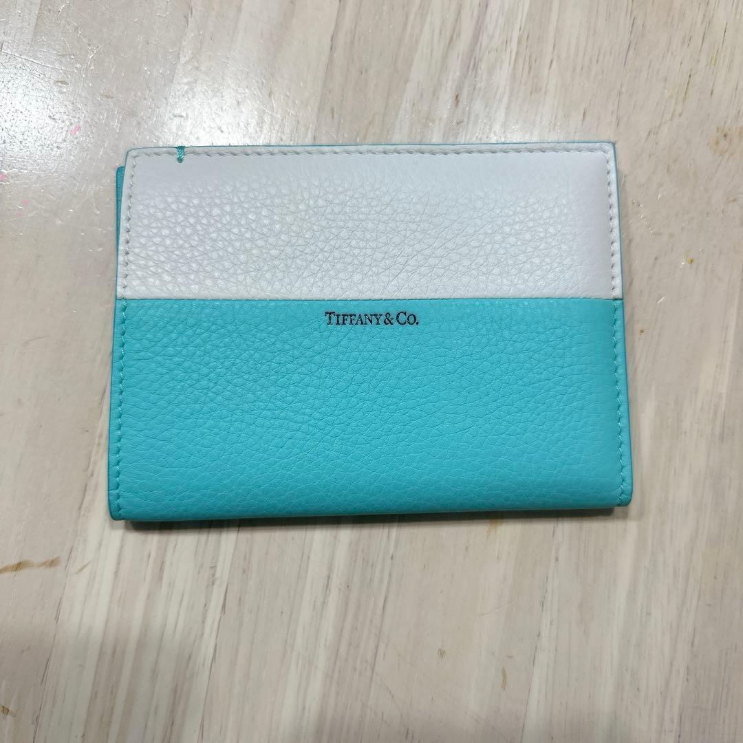 TIFFANY パスポートケース 箱・リボン付き 美品 TIFFANY&Co.（ティファニー） 未使用 小物入れ 陶器 リボン TIFFANY