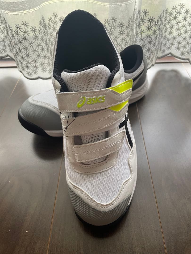 最終値下げasics 安全靴 ホワイト/グレー 26.5cm