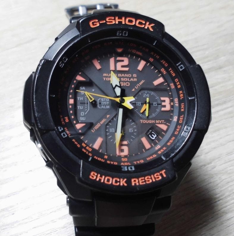 カシオ Gショック GW-3000B 電波ソーラー スカイコックピット