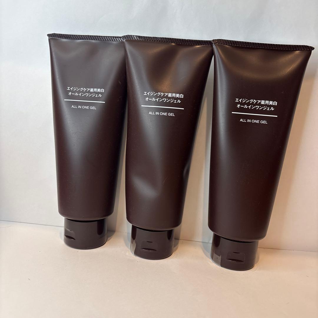 無印良品 エイジングケア薬用美白オールインワンジェル200g 3本