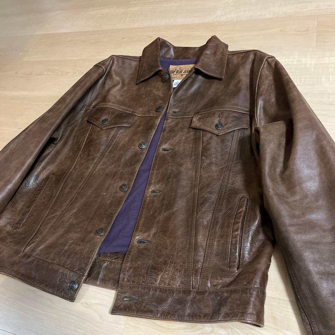 old gap レザージャケット 90s オールドギャップ - メルカリ