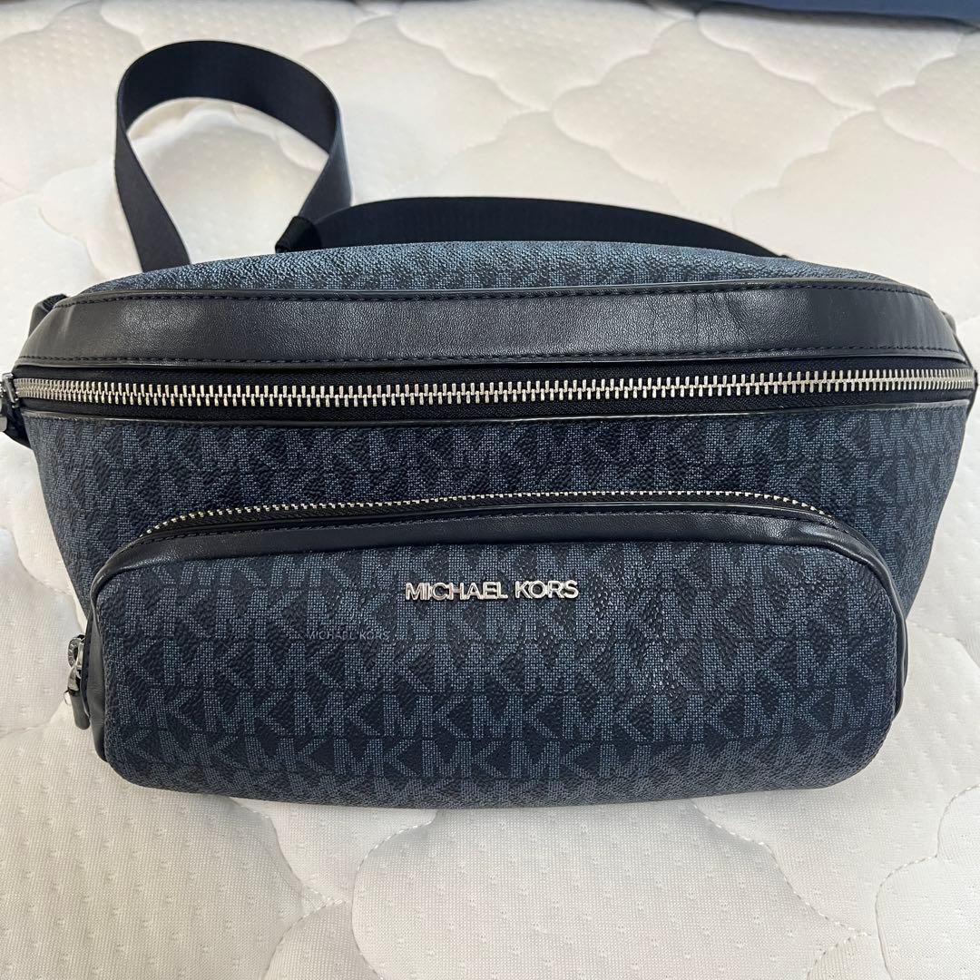 美品 MICHAEL KORS ウエスポーチ ボディバッグ メンズ
