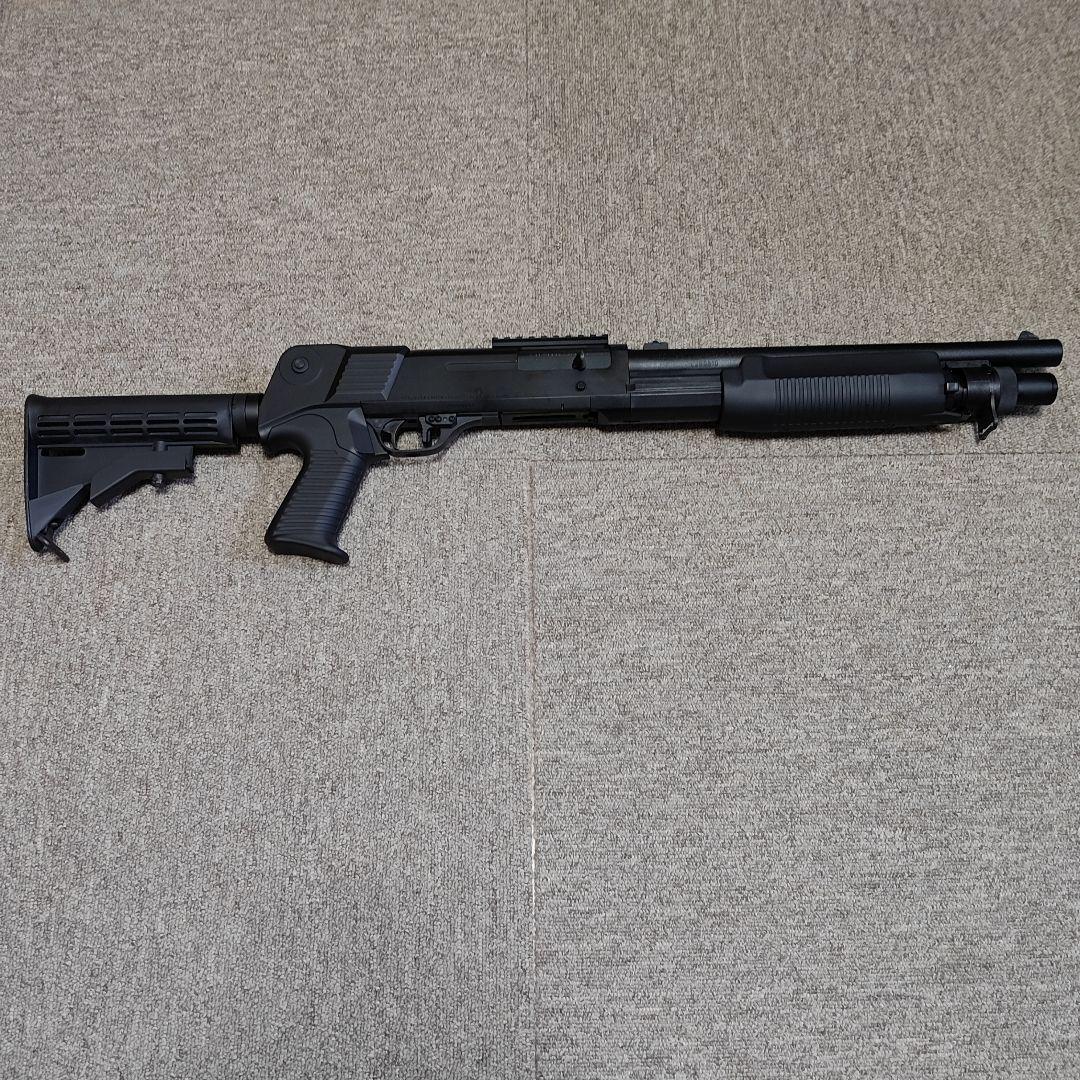 東京マルイ M3 ショーティ 伸縮式ストック レール付き 大門団長の大量破壊ブログ:東京マルイ ショットガン M3 ショーティー②