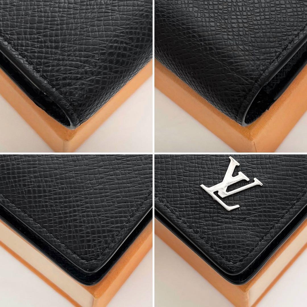 極美品 ルイヴィトン タイガ シルバーロゴLV金具 ポルトフォイユ