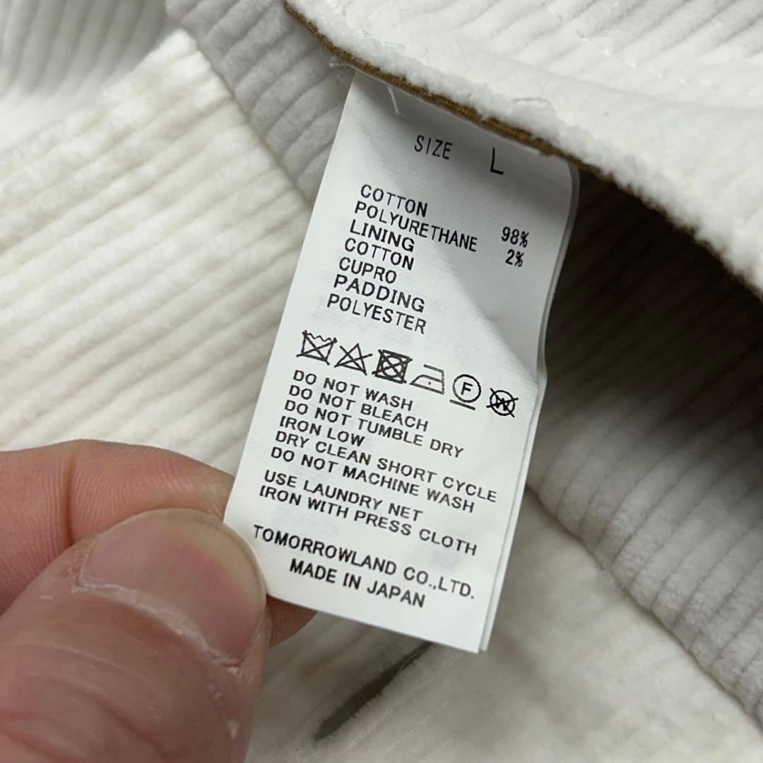 CABaN キャバン コーデュロイ 中綿シャツジャケット トゥモローランド