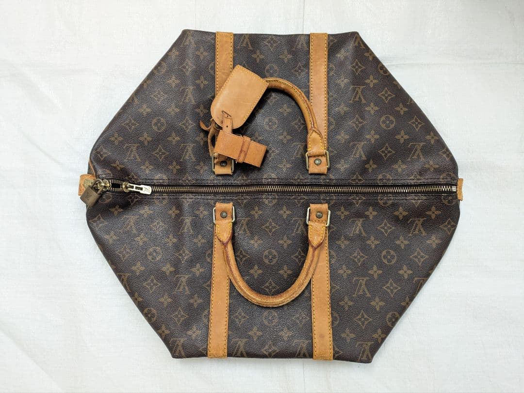 LOUIS VUITTON ルイヴィトン キーポル50 モノグラム ボストン