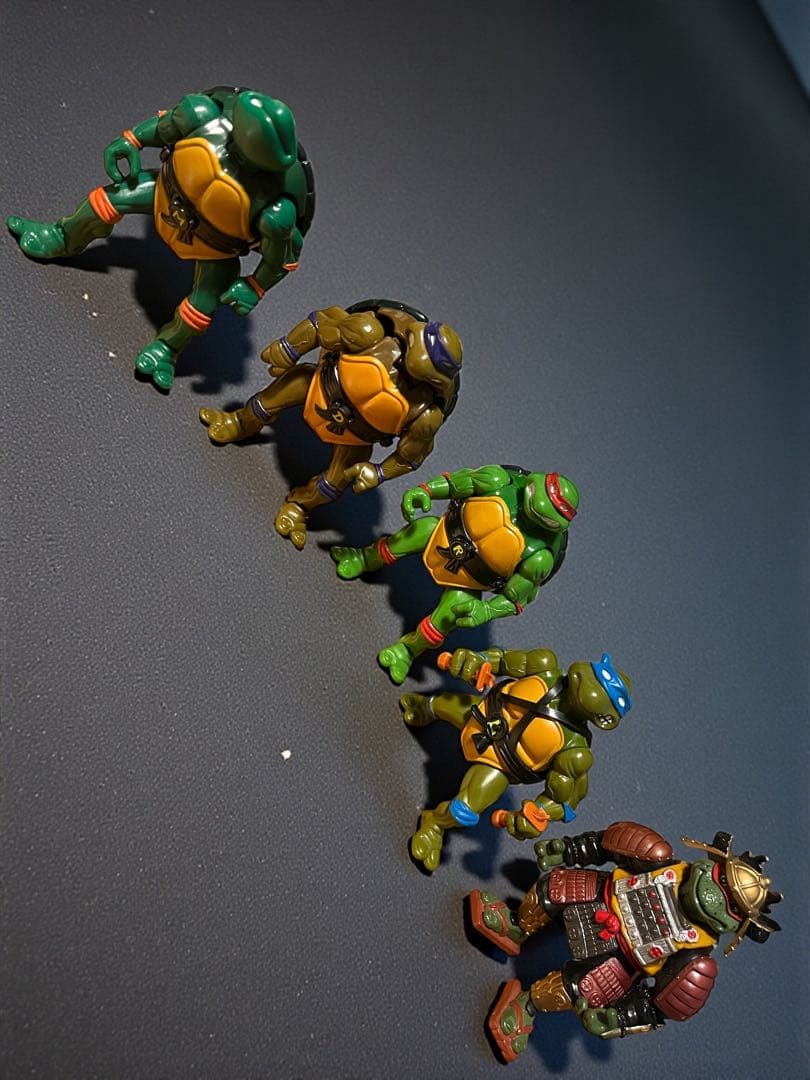 ミュータントタートルズ ミューテーション フィギュア 5体セット 1992年製