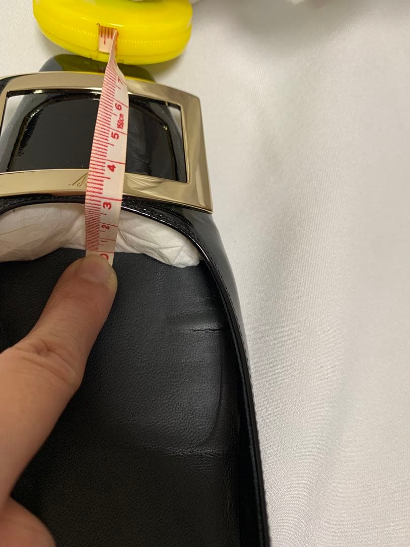 美品】Roger Vivier ブラック エナメル ハイヒール24cm