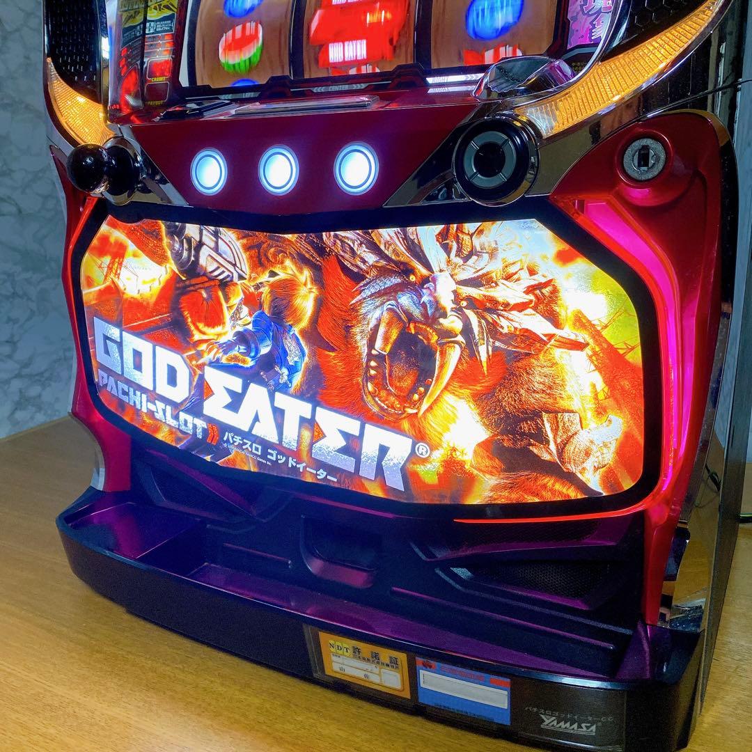 パチスロ実機 初代 ゴッドイーター 5号機 コイン不要機 家スロ 【送料