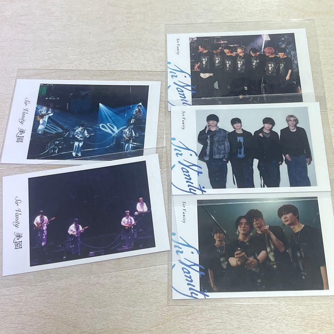 Sir Vanity チェキ風カード 集合 5枚