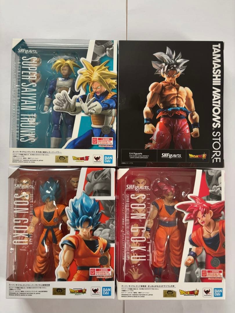 新品未開封 S.H.Figuarts ドラゴンボール人気キャラ4点セット（お得）
