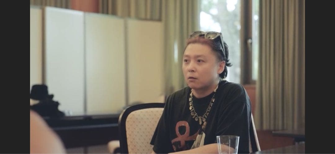 期間限定値下げ！ 堂本剛 さん着用 デザイン クリスタルネックレス