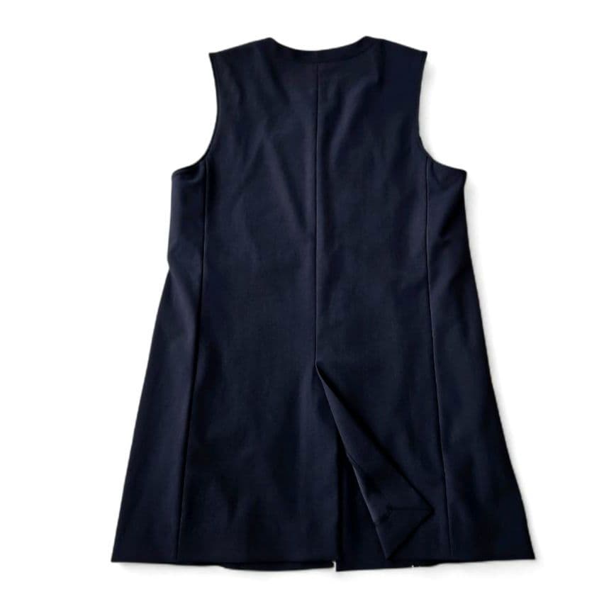 美品☆PLST ノーカラーミドルジレ スティックパンツ セットアップ