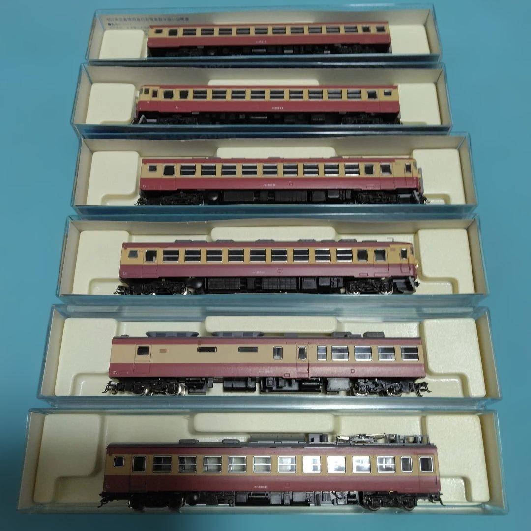 KATO 455系 急行6両セット（モハ456モーター車付き） KATO 455系 急行ばんだい 6両セット[10-1633]【鉄道模型専門店レール