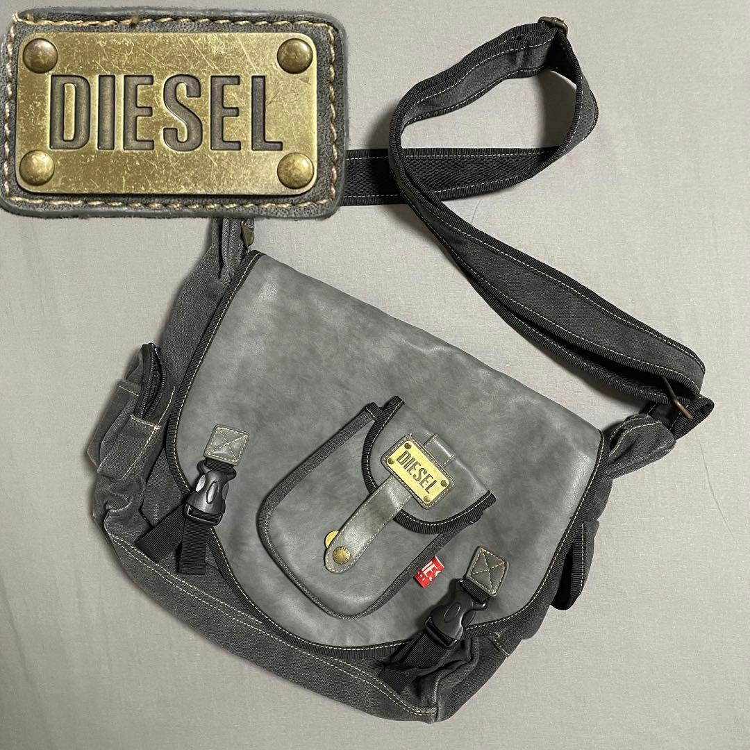 バッグ DIESEL Archive shoulder bag l logo