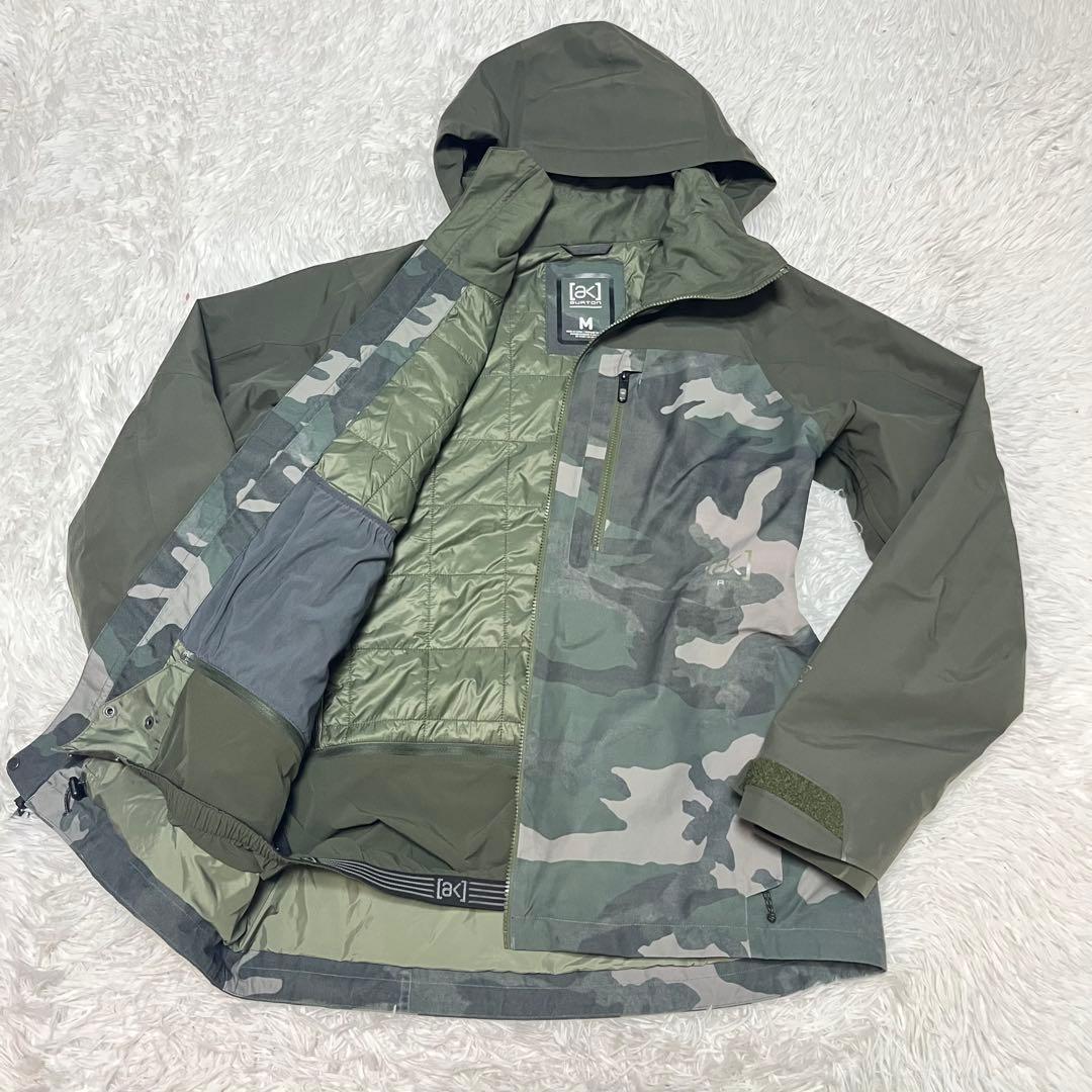 激レア BURTON AK バートン 迷彩 カモフラ swash グリーン M