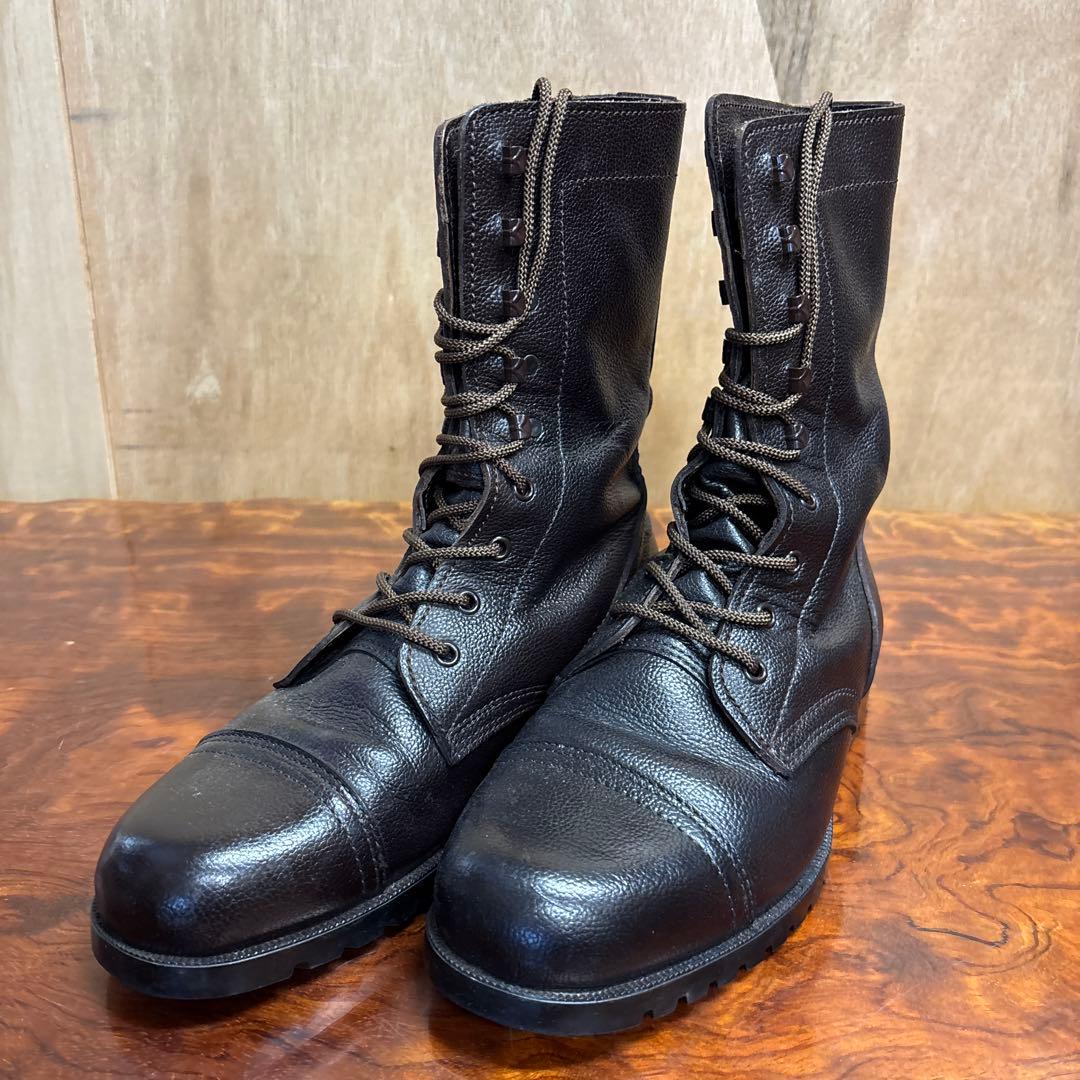 ミリタリーブーツ ブラック レザー ハイカット　26㎝　0202o187