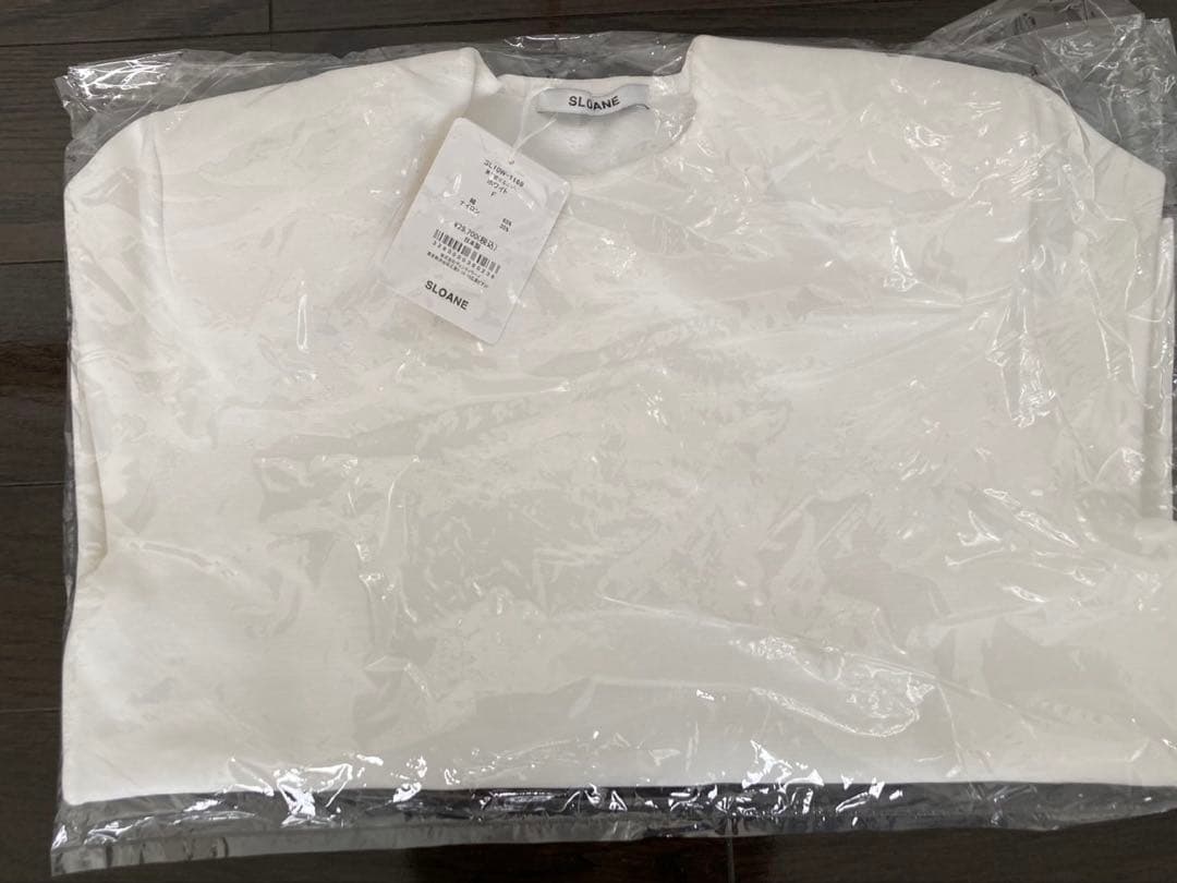 SLONE boutique310 肩で魅せるニット 佐藤佳菜子 白 ホワイト - メルカリ