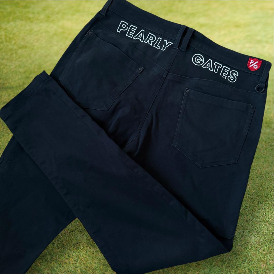 現行モデル　パーリーゲイツ　パンツ　XL〜XXL相当　濃紺　ネイビー　6 紺