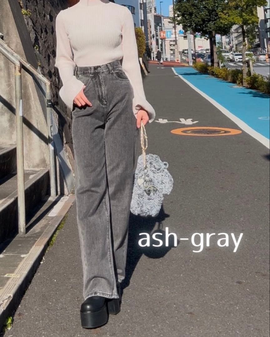 TWWデニム　ash-gray