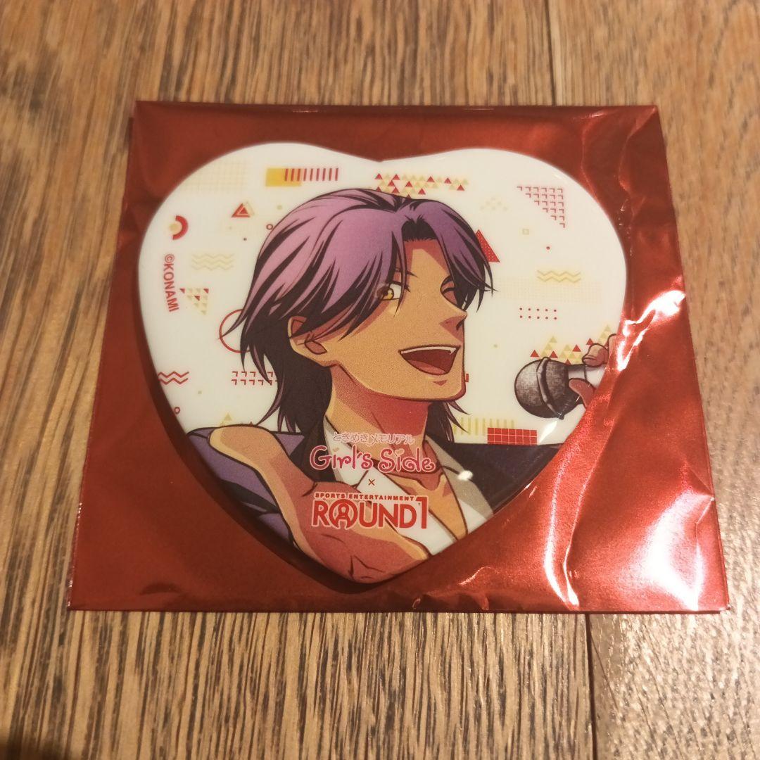 愛*華様 ときメモGS ラウンドワンコラボ ハート缶バッジ 姫条まどか