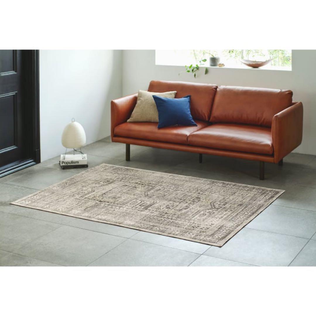 みるみる様専用 unicoラグ NEVELネヴェル ベージュ 120×180cm - メルカリ