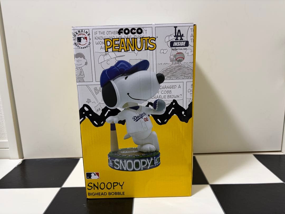 125個限定 ドジャース SNOOPY ボブルヘッド 9.5インチ スヌーピー