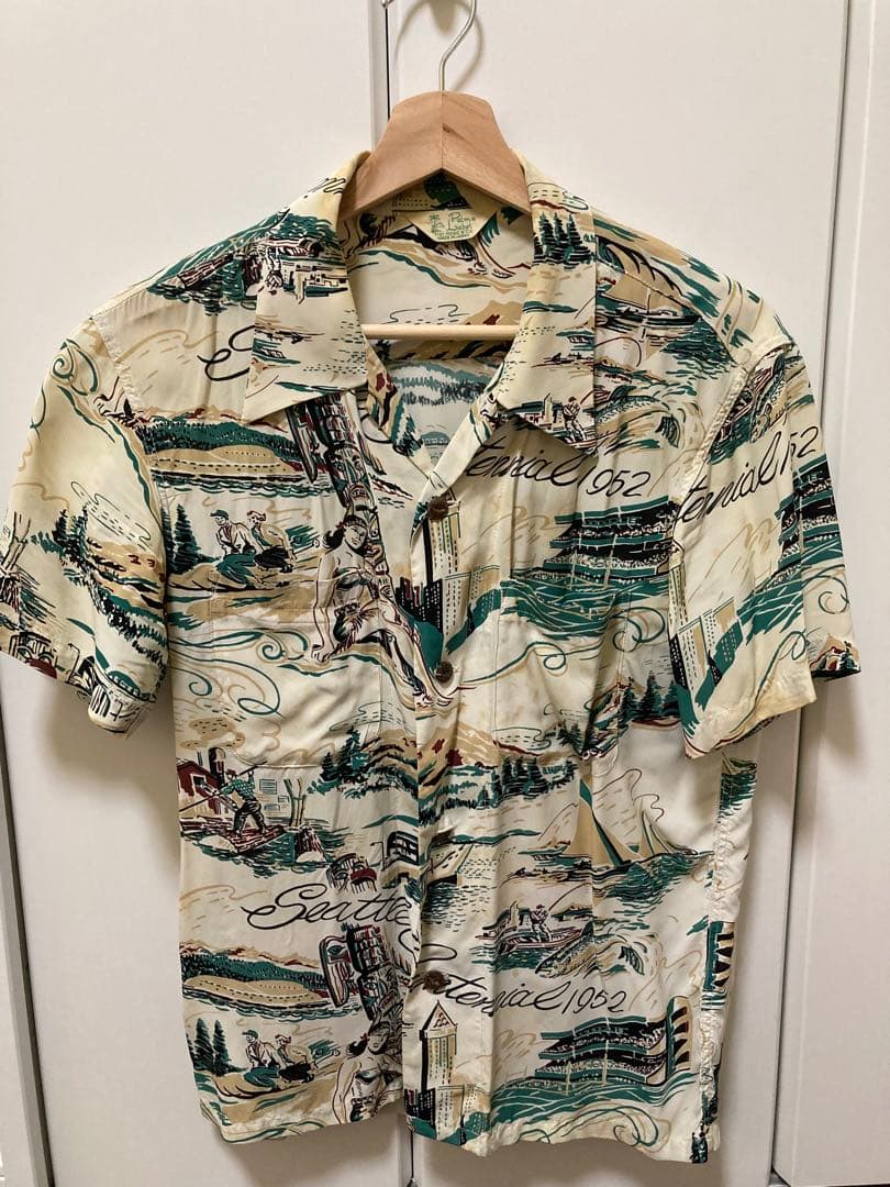 アロハシャツ　フラットヘッド　半袖