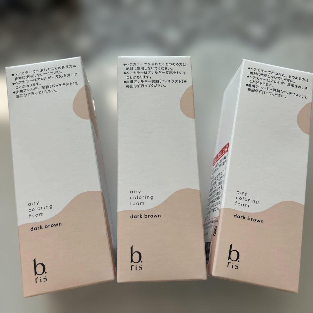 b.ris エアリーカラーリングフォーム ダークブラウン 80g