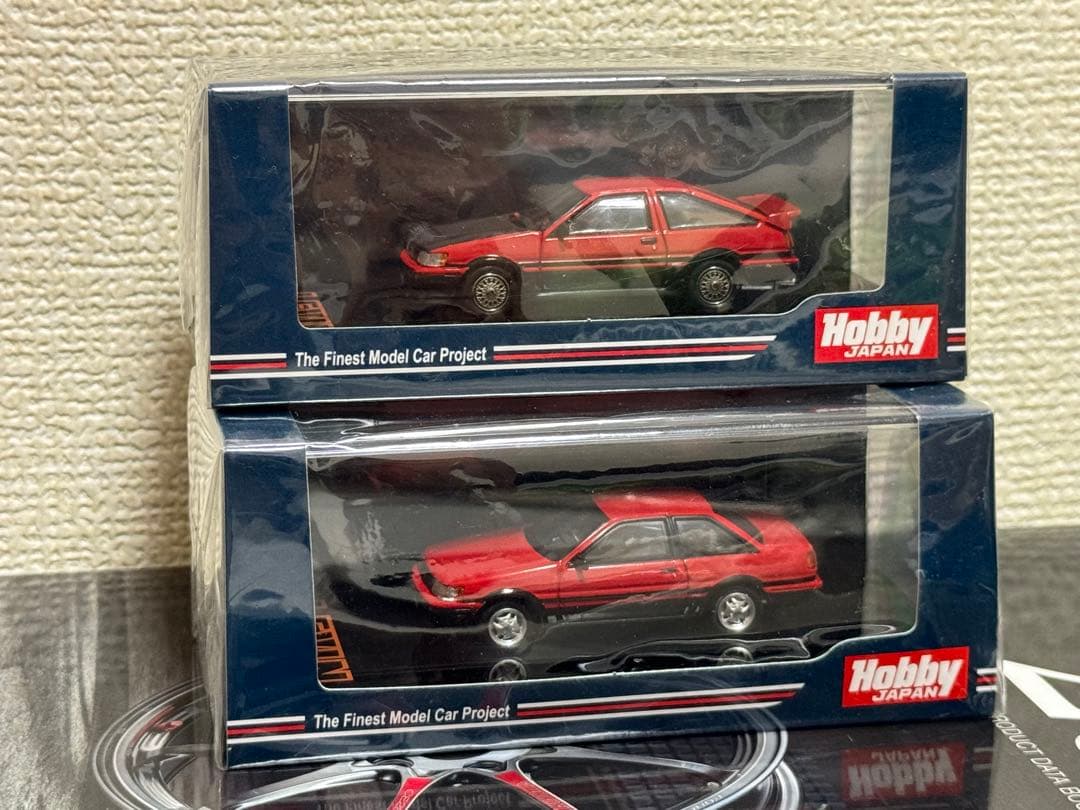 Hobby Japan 1/64 AE86 Levinミニカー セット Hobby Japan HJ641035CP Toyota COROLLA LEVIN AE86 2 DOOR Carbon