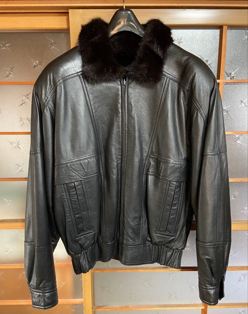 高級ミンクリバーシブル ブルゾン メンズ 楽天市場】メンズラムレザー＆ミンクリバーシブルジャケット 送料無料