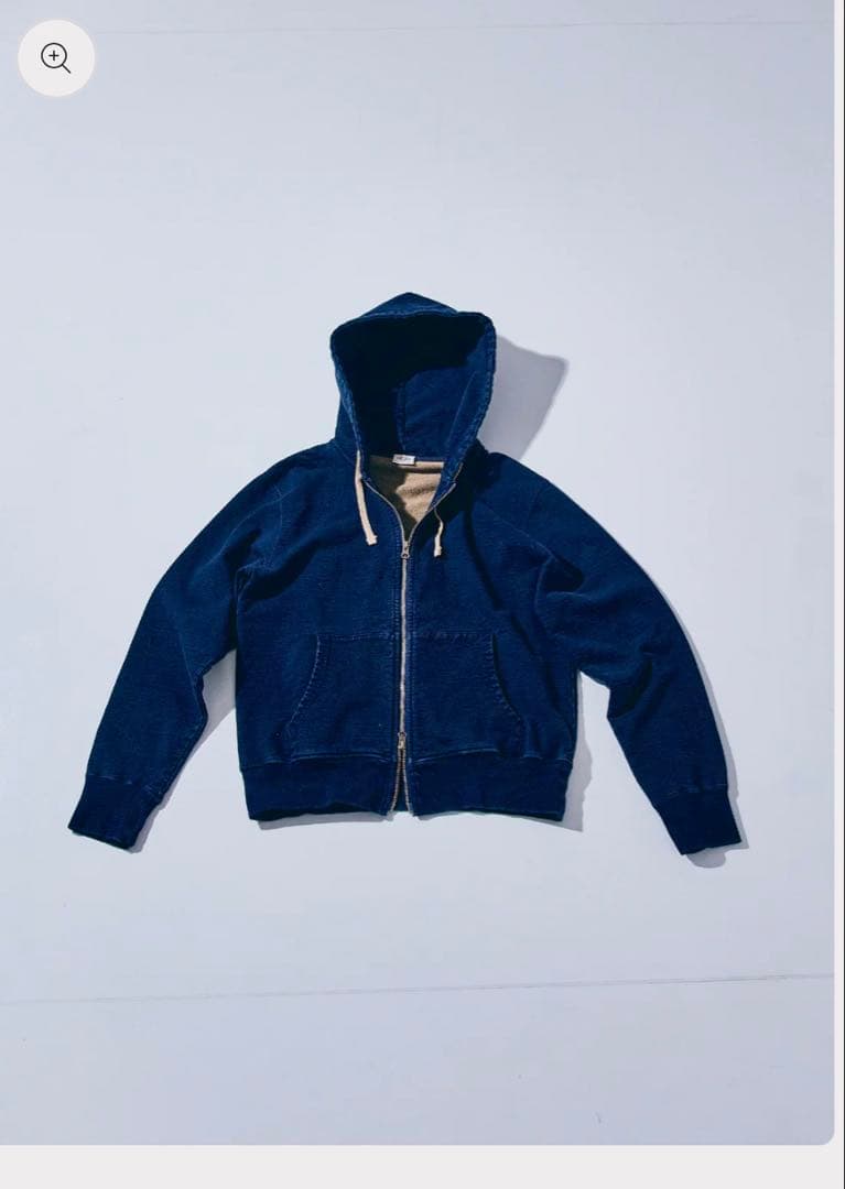 新品未使用　SIS25-102 柿渋染めインディゴスウェットトレーナー SIS25-102 柿渋染めインディゴスウェットトレーナー | ユニークジーン