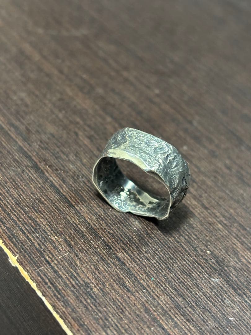 【gift hand】Sv crack M ring 19号