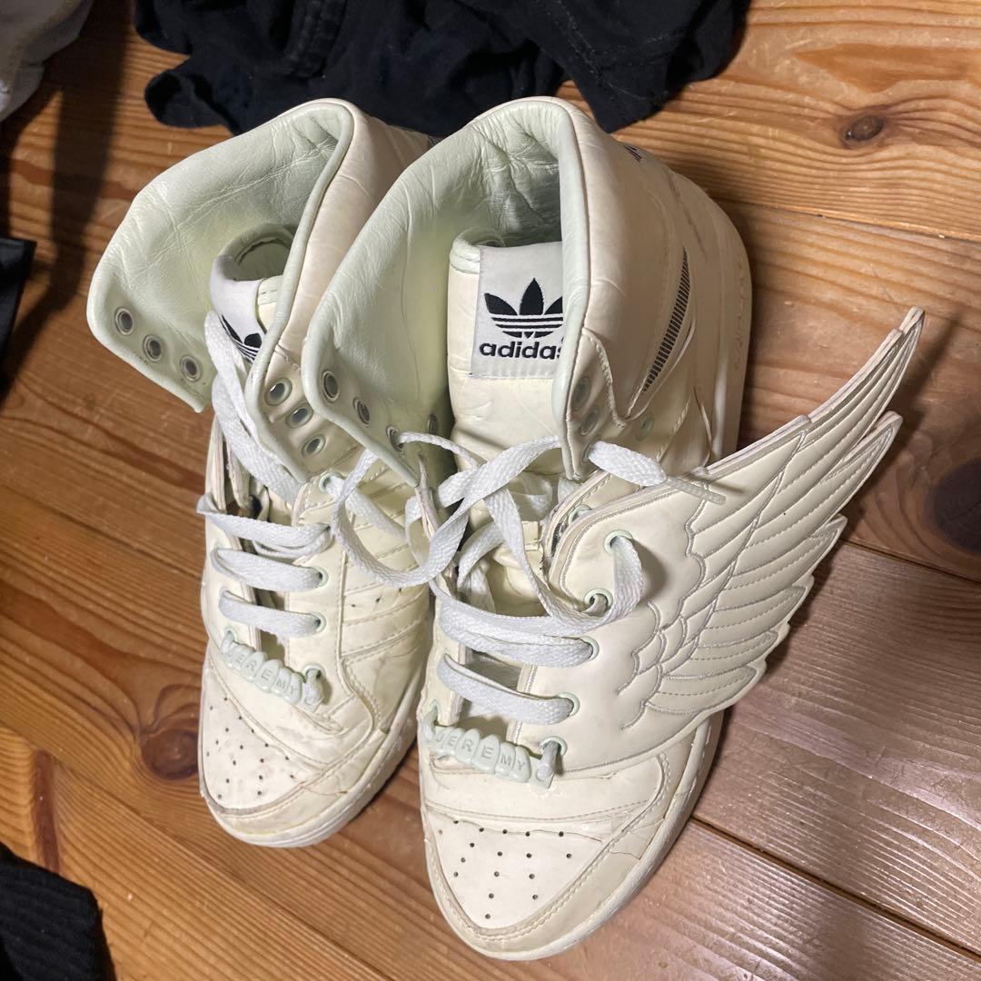 adidas Jeremy Scott Wings ホワイト VERY RARE US SZ 13! adidas x Jeremy Scott Pixel Wings 2.0 (G95769