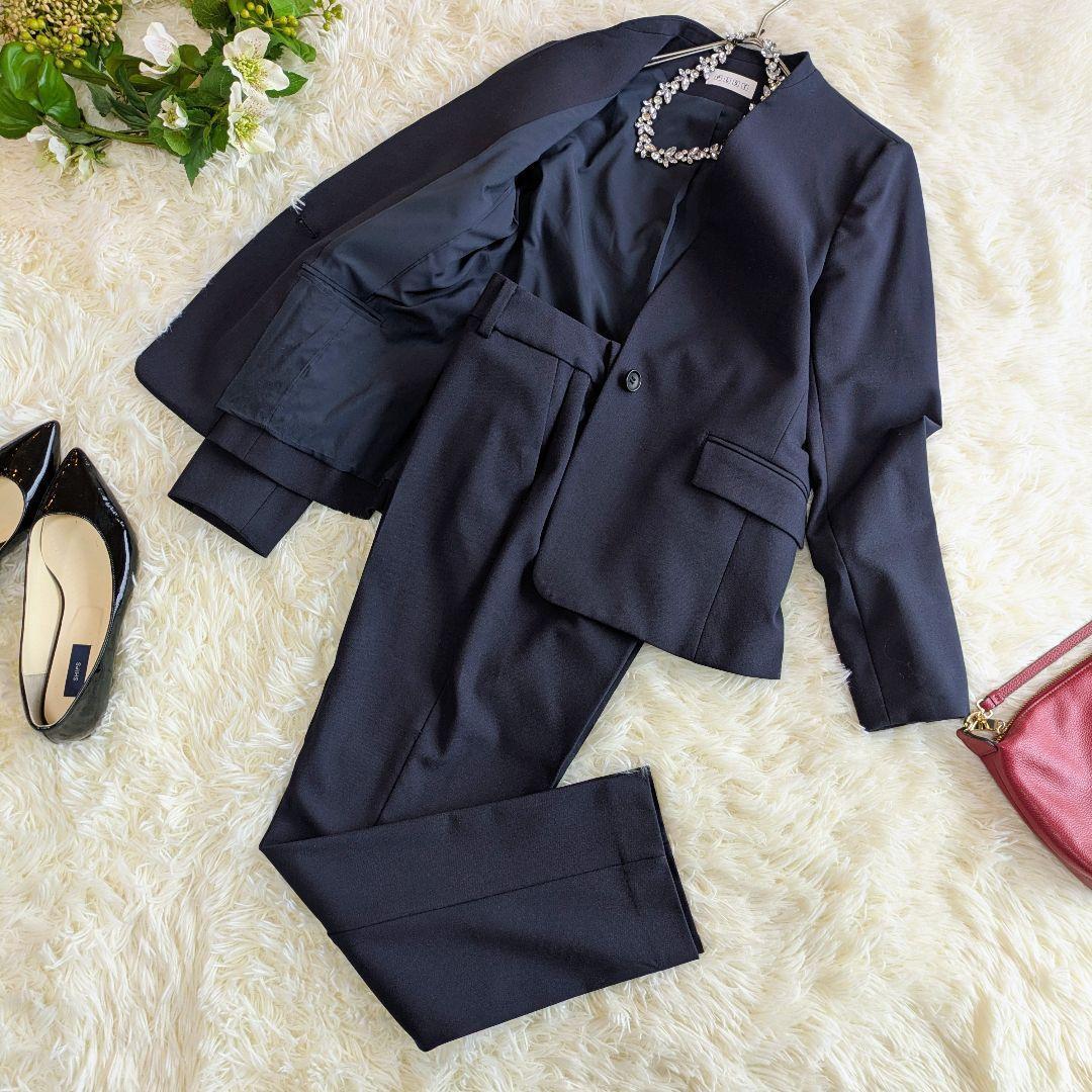 【専用】プラステ　セットアップ　パンツ　ブラッシュドバック　S/S　ネイビー