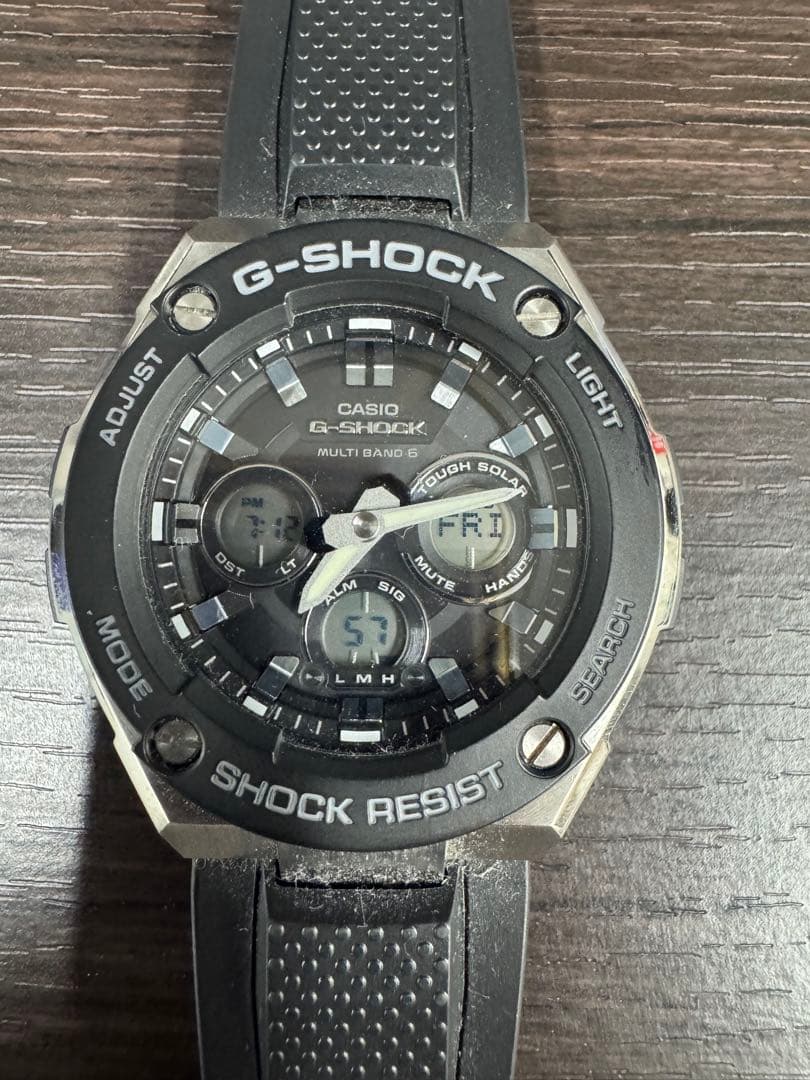 シビ丸。G-SHOCK GST-W300 電波ソーラー マルチバンド6 GST-W300-7AJF | CASIO