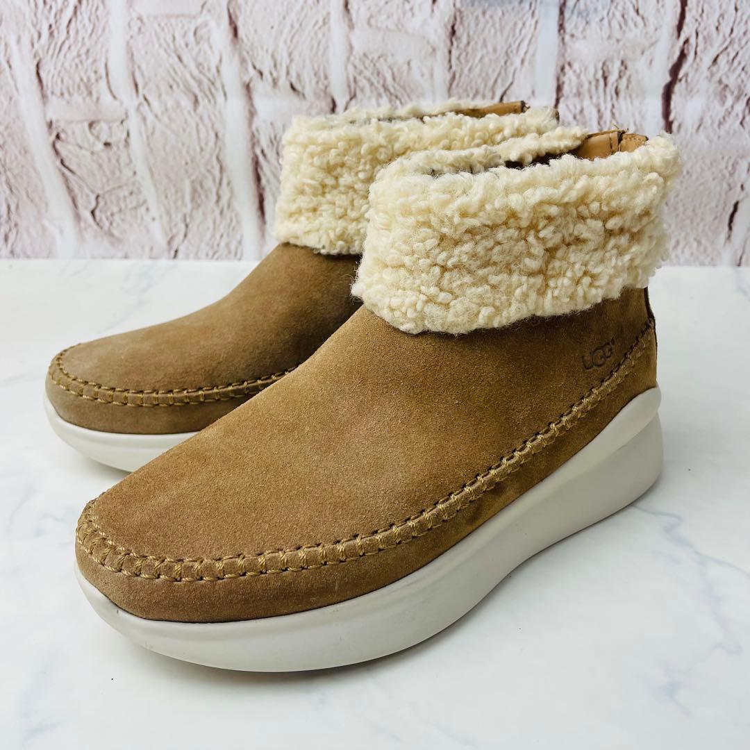 【試着のみ】UGG モントローズスニーカー 厚底 ボア ムートンブーツ 23