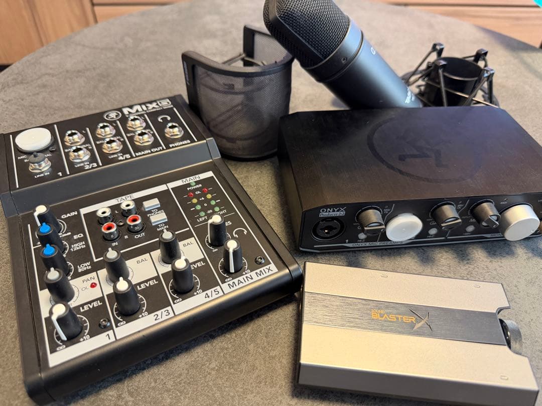 ONYX Producer2.2 + SOUND BLASTER X G6 +他 Mackie Onyx USBインターフェース登場！クラス最大ヘッドルームと超低