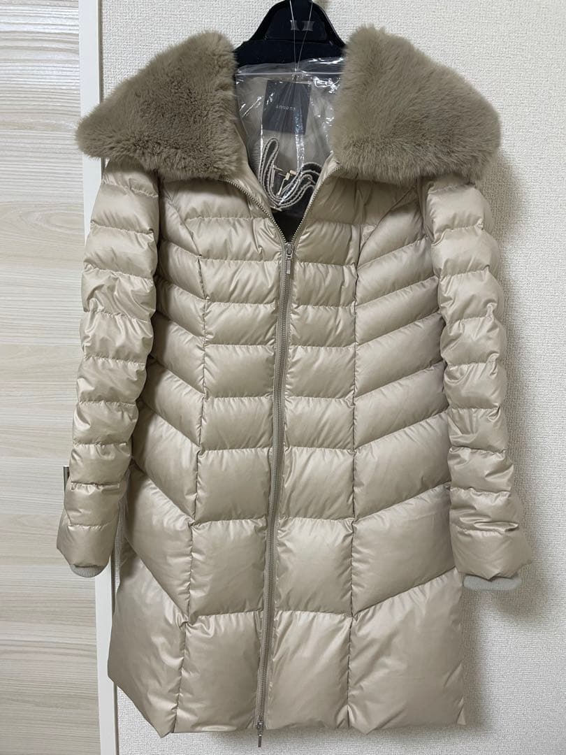 anuans（アニュアンス） 2wayファーカラーダウンコート - メルカリ