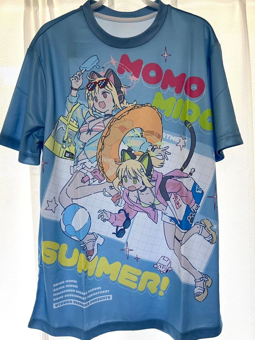 えれっと　うつらうららか　才羽モモイ　才羽ミドリ　c106 夏コミ　tシャツ