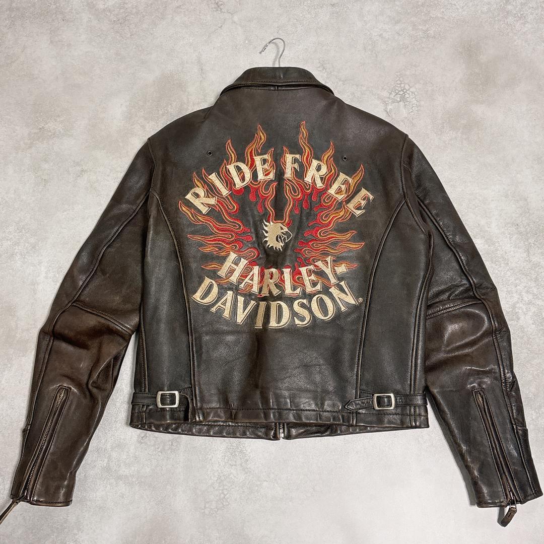 【Nabi】ハーレーダヴィットソン シングルライダース ジャケット M