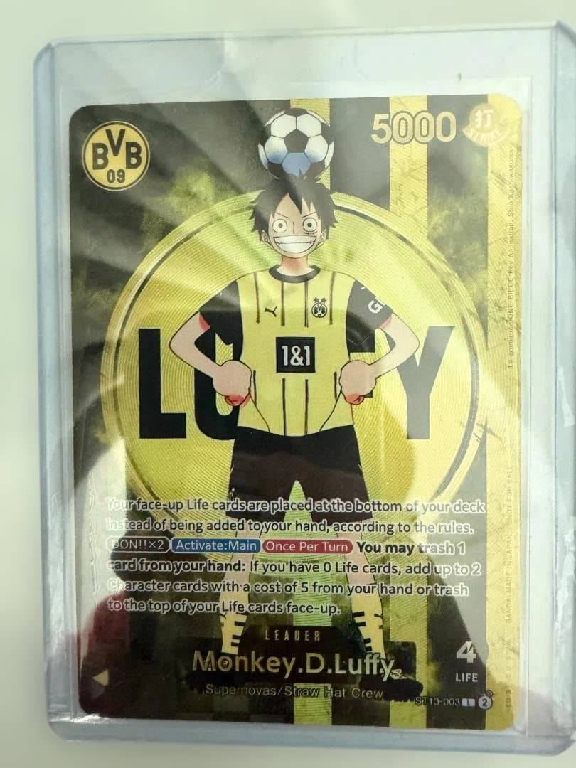 ドルトムント x ワンピース ルフィ限定コラボカード 英語版