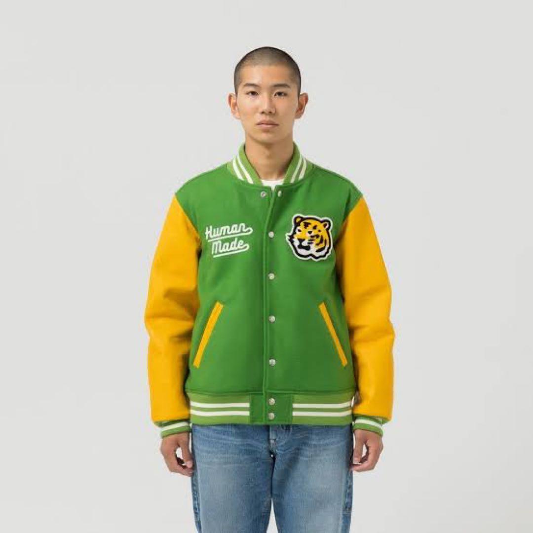 XL 新品 human made ヒューマンメイド バーシティジャケット - メルカリ