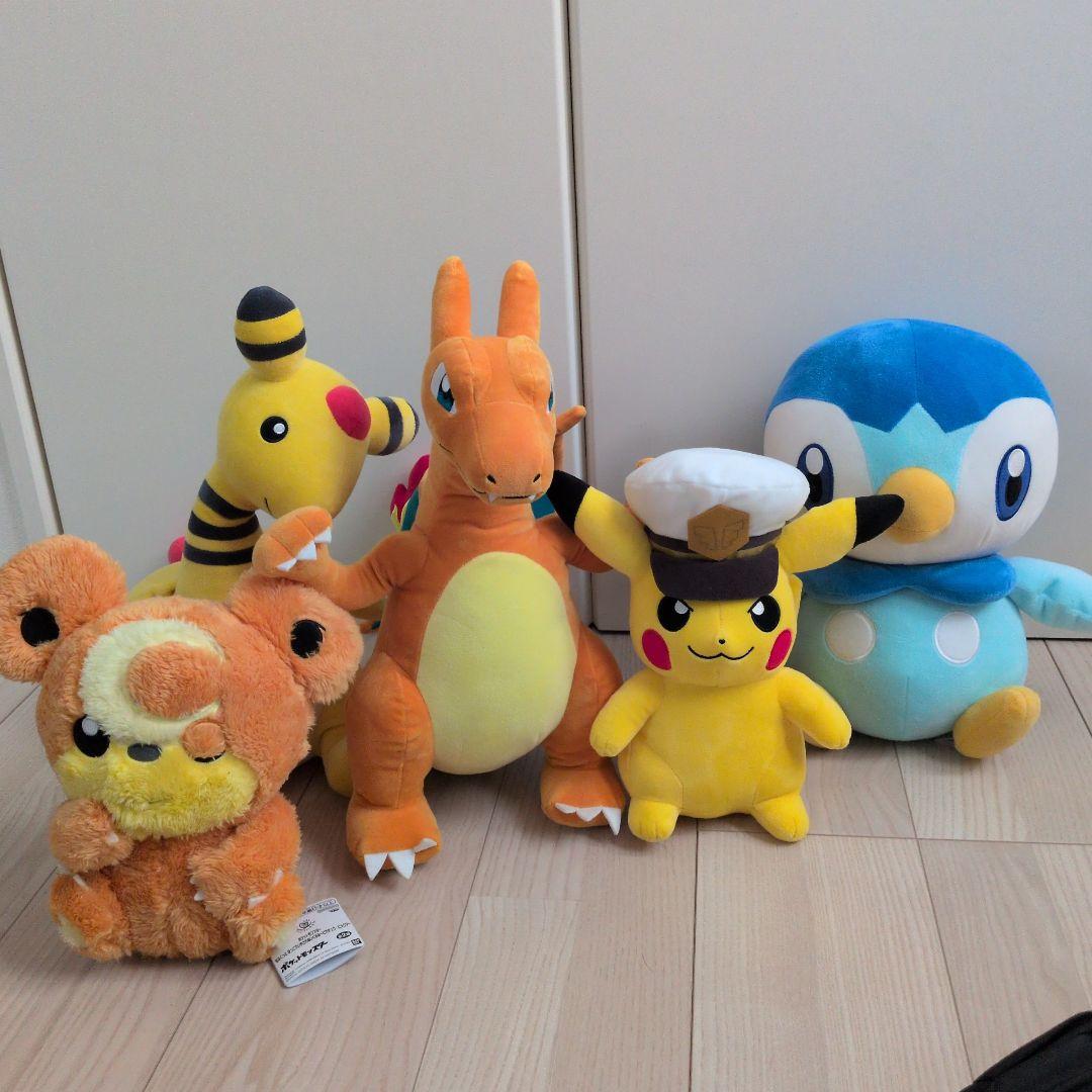ポケモン ぬいぐるみ まとめ売り5体 - メルカリ